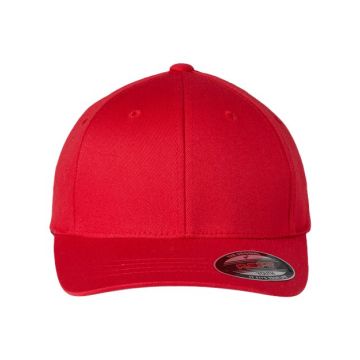 Flexfit 6277Y Youth Cotton Blend Cap - One Size - Red