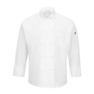 Chef Designs 044X Mimix Ten Knot Button Coat with OilBlok