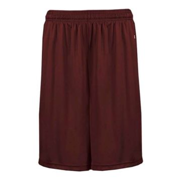 Badger 4127 Pocketed 7" Shorts - S - Maroon
