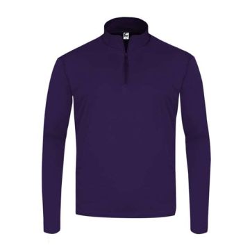 C2 Sport 5202 Youth Quarter-Zip Pullover - XS - Purple