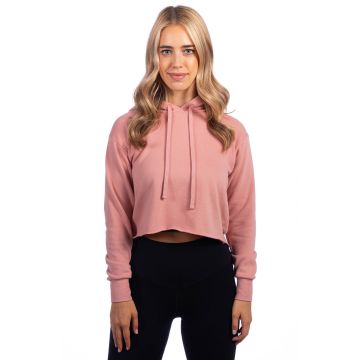 Next Level Apparel 9384 Women's Cropped Pullover Hooded Sweatshirt