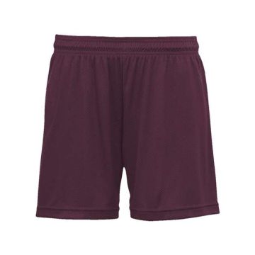 C2 Sport 5116 Women's Mesh Shorts - XS - Maroon