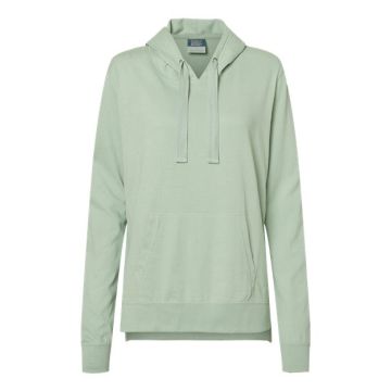 Mv Sport W21404 Women's Sueded Jersey Hooded Sweatshirt