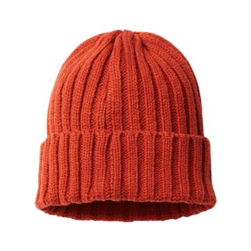 Atlantis Headwear SHORE Sustainable Cable Knit Cuffed Beanie