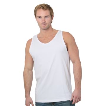 Bayside 9650 Unisex Tank - WHITE