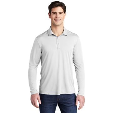 Sport-Tek  &   Posi-UV &#153;   Pro Long Sleeve Polo. ST520LS
