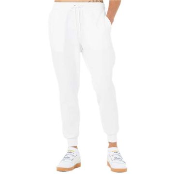 Bella + Canvas 3727 Sponge Fleece Jogger Sweatpants - XS - White