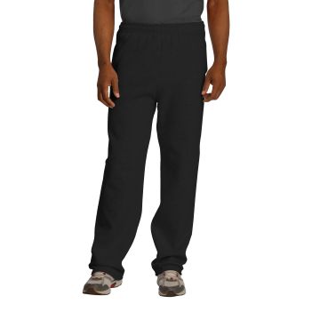 Jerzees 974MP Jerzees &#174;  NuBlend &#174;  Open Bottom Pant with Pockets. 974MP - Black
