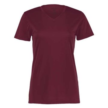 Holloway 222820 Women's Momentum V-Neck T-Shirt - M - Maroon
