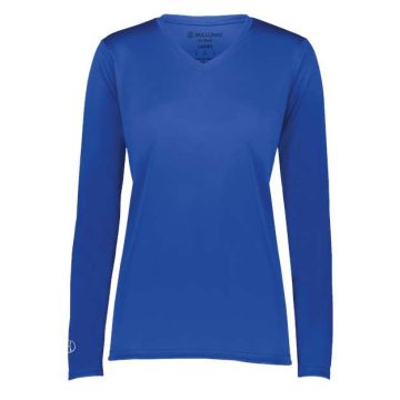 Holloway 222824 Women's Momentum Long Sleeve V-Neck T-Shirt