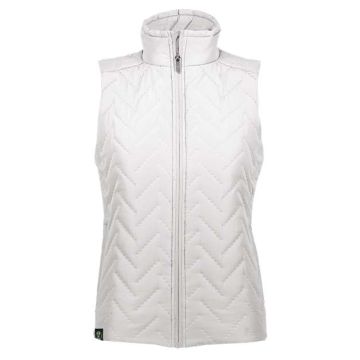 Holloway 229713 Women's Repreve® Eco Quilted Vest - XS - White