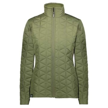 Holloway 229716 Women's Repreve® Eco Quilted Jacket - S - Olive