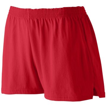 Augusta Sportswear 987 Ladies Junior Fit Jersey Shorts - RED