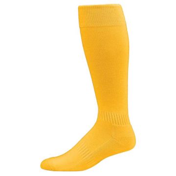 Augusta Sportswear 6006 Elite Multi-Sport Socks - S - Gold