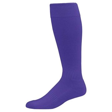 Augusta Sportswear 6006 Elite Multi-Sport Socks - S - Purple