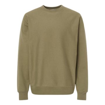Independent Trading Co. IND5000C Legend - Premium Heavyweight Cross-Grain Crewneck Sweatshirt - S - Olive