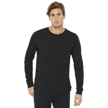 Bella + Canvas BC3501 BELLA+CANVAS  &#174;  Unisex Jersey Long Sleeve Tee. BC3501 - Black