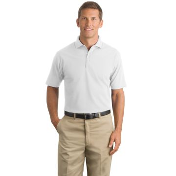 CornerStone CS402  DISCONTINUED  CornerStone &#174;  - Industrial Pique Polo. CS402 - White