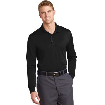 CornerStone CS412LS CornerStone &#174;  Select Snag-Proof Long Sleeve Polo. CS412LS - Black