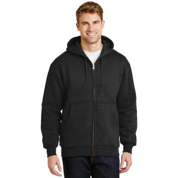 CornerStone CS620 CornerStone &#174;  - Heavyweight Full-Zip Hooded Sweatshirt with Thermal Lining.  CS620 - Black
