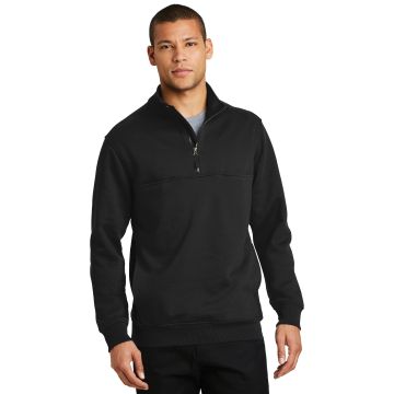 CornerStone CS626 CornerStone &#174;  1/2-Zip Job Shirt. CS626 - Black
