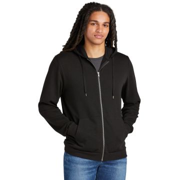 District DT1302 District &#174;  Perfect Tri &#174;  Fleece Full-Zip Hoodie DT1302 - Black
