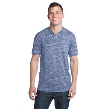 District DT142V CLOSEOUT Young Mens Tri-Blend V-Neck Tee