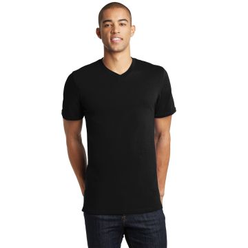 District DT5500  DISCONTINUED  District &#174;  - Young Mens The Concert Tee &#174;  V-Neck DT5500 - Black