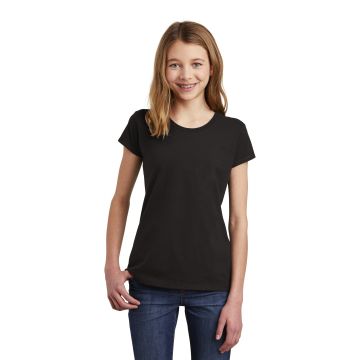 District DT6001YG District  &#174;  Girls Very Important Tee  &#174;  .DT6001YG - Black