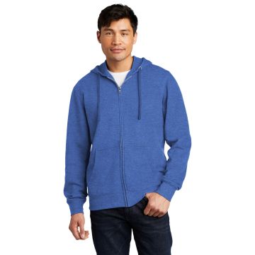 District DT6102 V.I.T. Fleece Full-Zip Hoodie