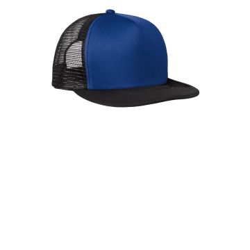 District DT624 District &#174;  Flat Bill Snapback Trucker Cap. DT624 - Royal