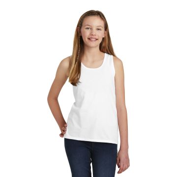 District DT6303YG District  &#174;  Girls V.I.T.  &#153;  Tank. DT6303YG - White