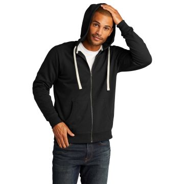 District DT8102 District &#174;  Re-Fleece &#153; Full-Zip Hoodie DT8102 - Black