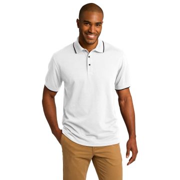 Port Authority K454 DISCONTINUED Rapid Dry Tipped Polo