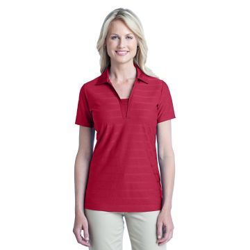 Port Authority L514 DISCONTINUED Ladies Horizontal Texture Polo