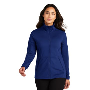 Port Authority LK595 Port Authority &#174;  Ladies Accord Stretch Fleece Full-Zip LK595 - Royal