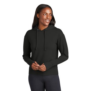 Sport-Tek LST562 Sport-Tek &#174;  Ladies Sport-Wick &#174;  Flex Fleece Pullover Hoodie LST562 - Black