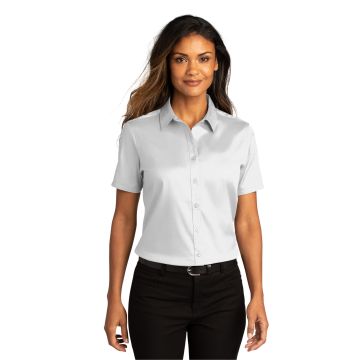 Port Authority LW809 Ladies Short Sleeve SuperPro React Twill Shirt