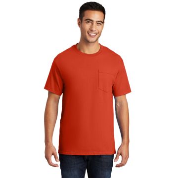Port & Company PC61P Port & Company &#174;  - Essential Pocket Tee. PC61P - Orange