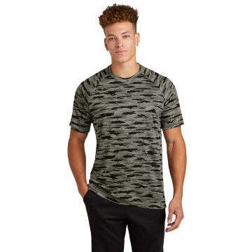 Sport-Tek ST375 Sport-Tek &#174;  Drift Camo Tee ST375 - Black