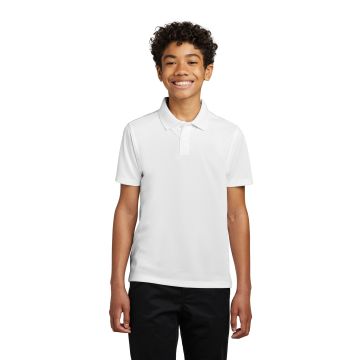 Port Authority Y110 Port Authority &#174;  Youth Dry Zone &#174;  UV Micro-Mesh Polo Y110 - White