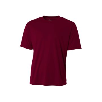 A4 Youth Cooling Performance Short Sleeve Tee A4NB3142 - Maroon