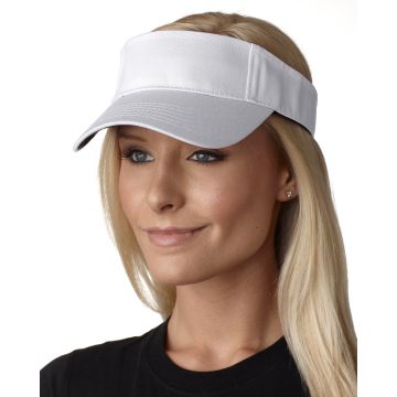 Adams AC101 Ace Vat-Dyed Twill Visor - WHITE