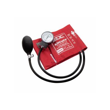 ADC 76011Q Prosphyg Pocket Aneroid Sphygmomanometer - Red
