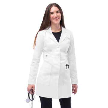 Adar 3304 Women's Two-Pocket Tab-Waist 36" Lab Coat
