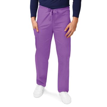 Adar 504 Unisex Natural-Rise Drawstring Tapered Leg Pant - Lavender