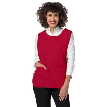Adar 702 Unisex Cobbler Apron - Red