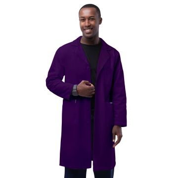 Adar 803 Unisex Five-Pocket 39" Lab Coat - Purple