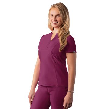 Adar A6002 Women's Notched V-Neck Top