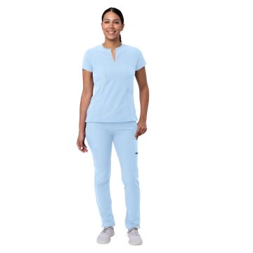 Adar A9600 Women's Limitless Motion Scrub Set - Sky Blue